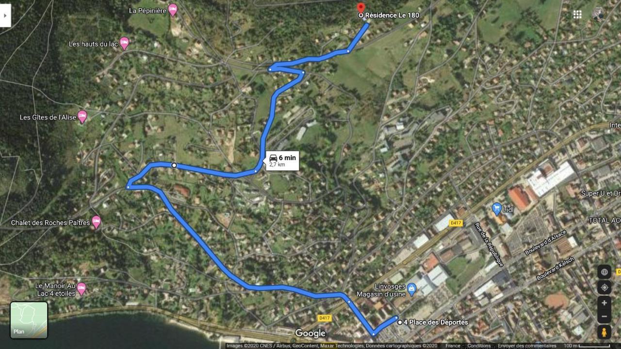 Le Lougo Apartment Gerardmer Luaran gambar